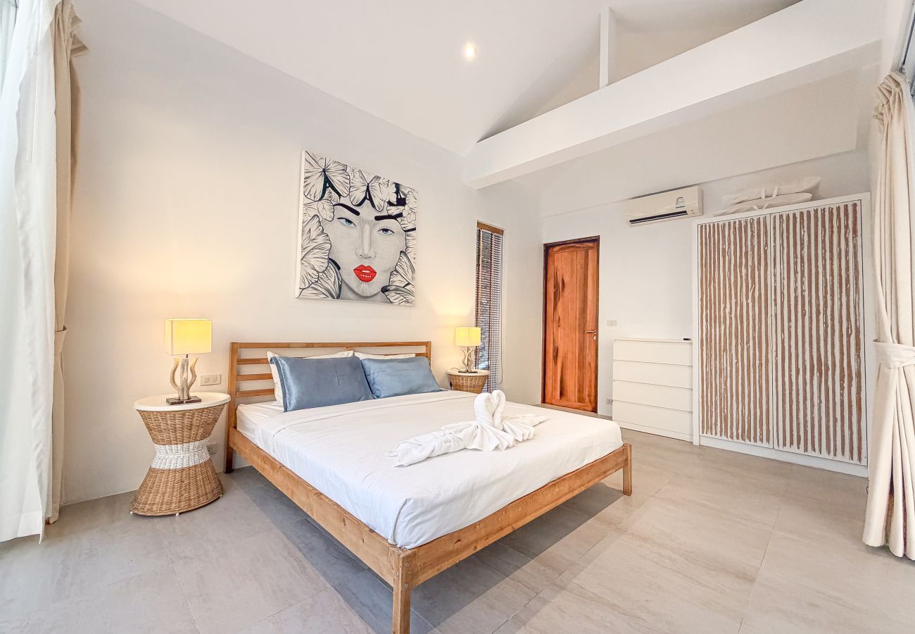 Villa à Ko Samui - Villa Azula Designer Hillside Villa with Sunset Sea Views & Bali-Inspired Living