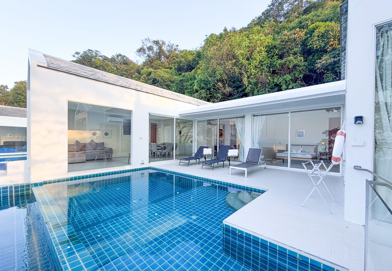Villa à Ko Samui - Villa V3 Panoramic Sea View Escape Above Hillside