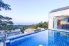 Villa à Ko Samui - Villa V3 Panoramic Sea View Escape Above Hillside