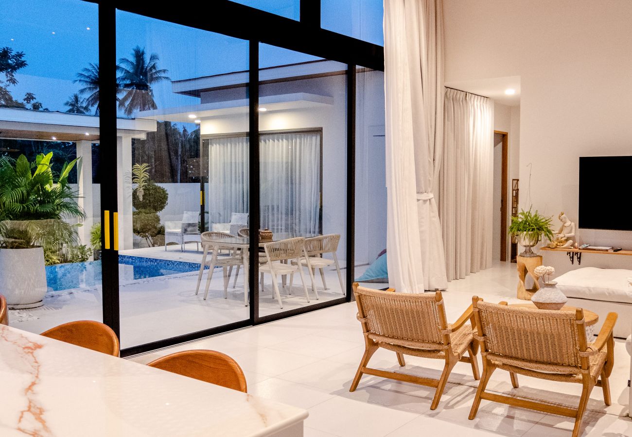 别墅 在 Ko Samui - WHITE HOUSE - 3 BDR - CHAWENG